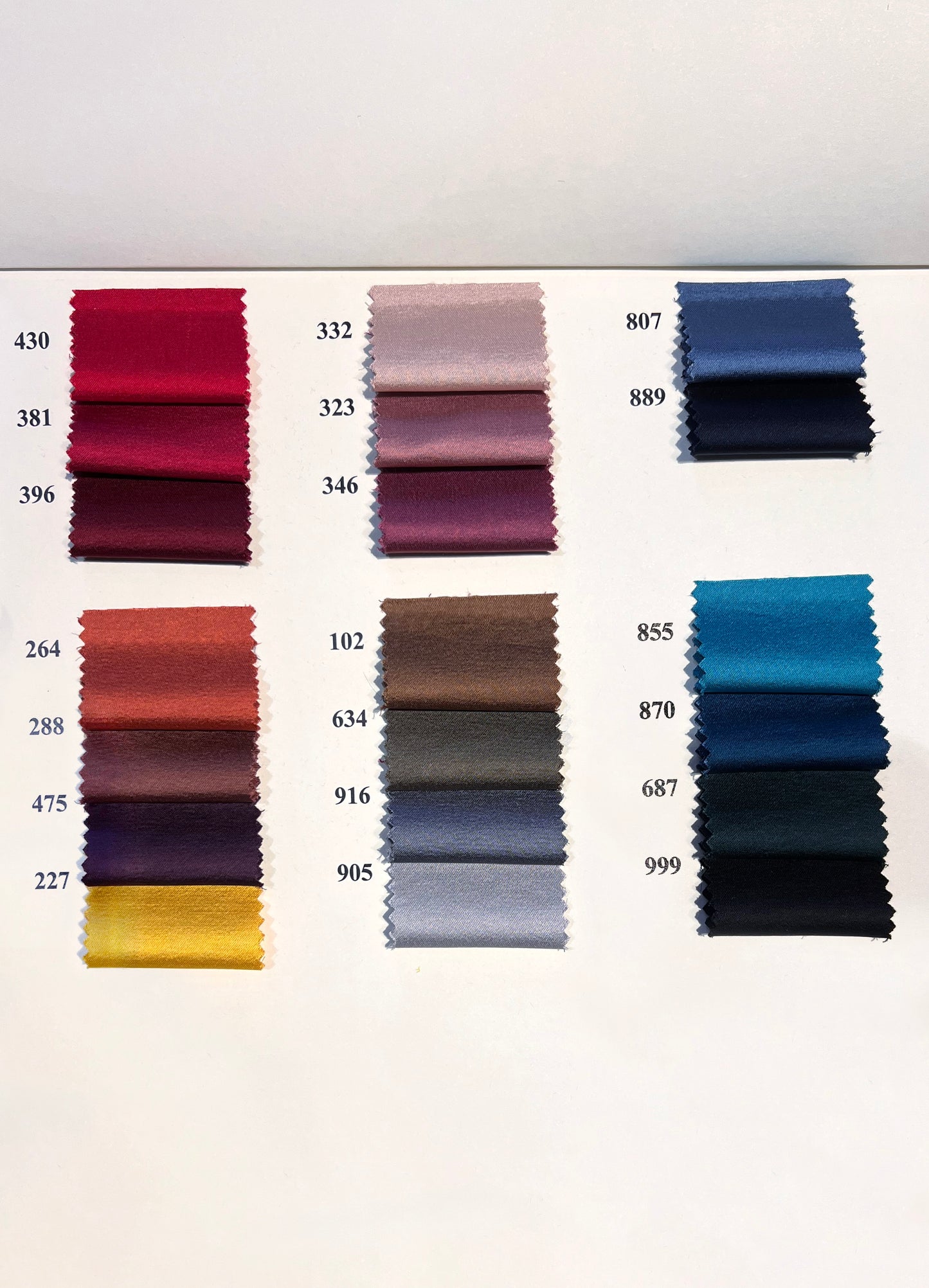 Made To Order - 'Signature' Satin Block 'Teal' & other Bespoke Colours