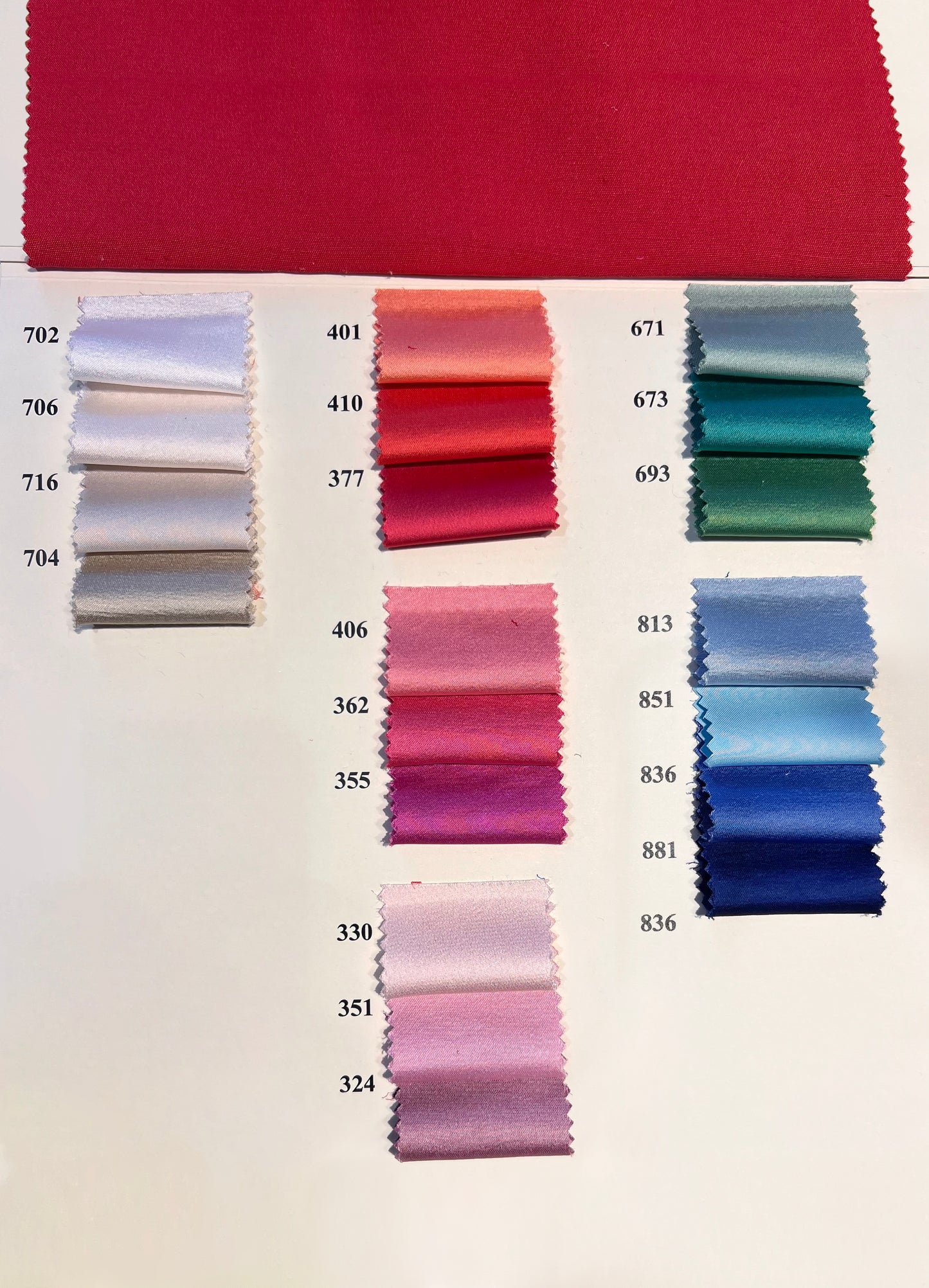 Made To Order - 'Signature' Satin Block 'Teal' & other Bespoke Colours