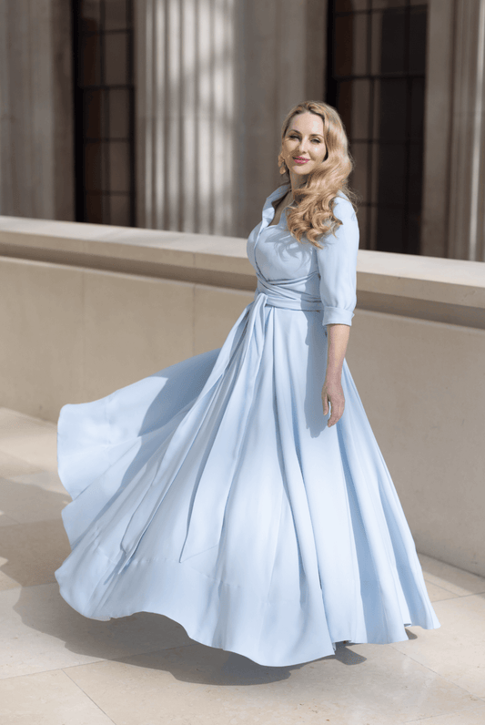 Pale Blue Signature Dress