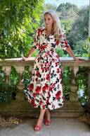 The 'Always' Zip Pocket Dress in 'Charlotte's Roses'