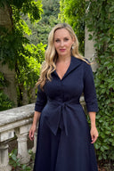 'Grace' Dress in Navy