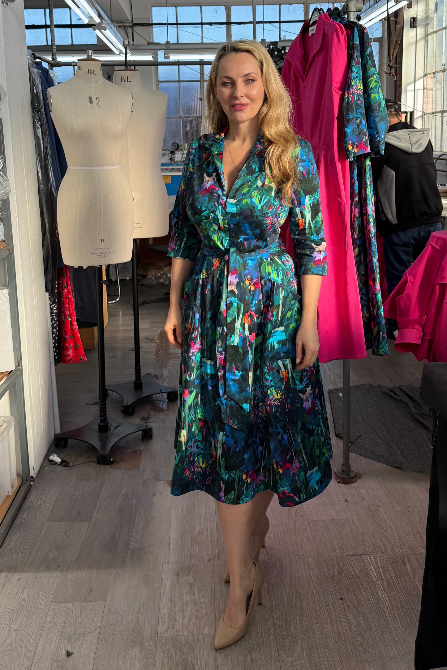 NEW IN - The 'Zip Pocket' Dress in Midnight Tropique