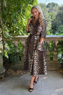The 'Zip Pocket' in Leopard - Ballerina Length