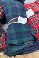 The 'Zip Pocket' Dress in Navy / Green Tartan