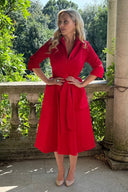 The 'Zip Pocket' Dress in Red