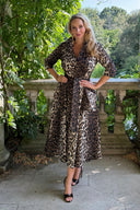 The 'Zip Pocket' in Leopard - Ballerina Length