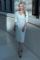 The Iconic 'Confident' dress in Ivory