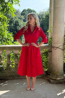 The 'Zip Pocket' Dress in Red