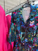 The 'Zip Pocket' Dress in Midnight Tropique