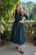 The 'Zip Pocket' in Deep Forest  - Ballerina Length