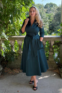 The 'Zip Pocket' in Deep Forest  - Ballerina Length