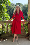 The 'Zip Pocket' Dress in Red