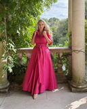 Katya in a pink dress, the Made for You collection