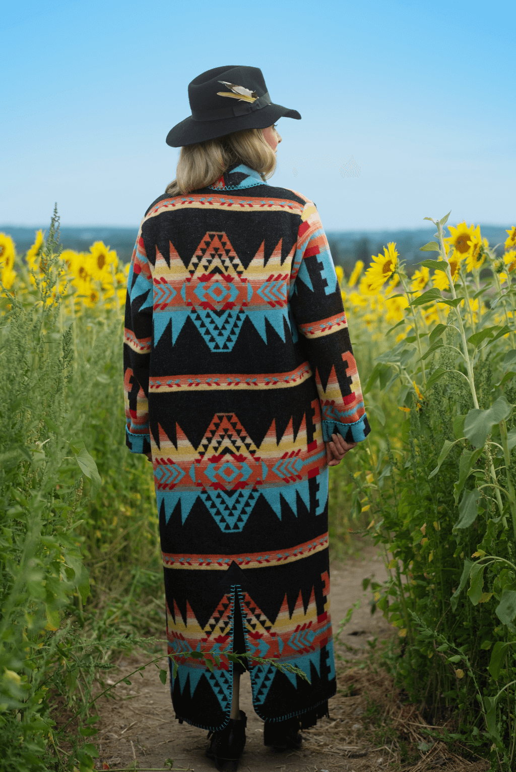 Navajo inspired Duster Coat