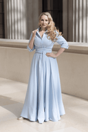 Pale Blue Signature Dress alt