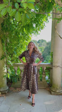 The 'Zip Pocket' in Leopard - Ballerina Length
